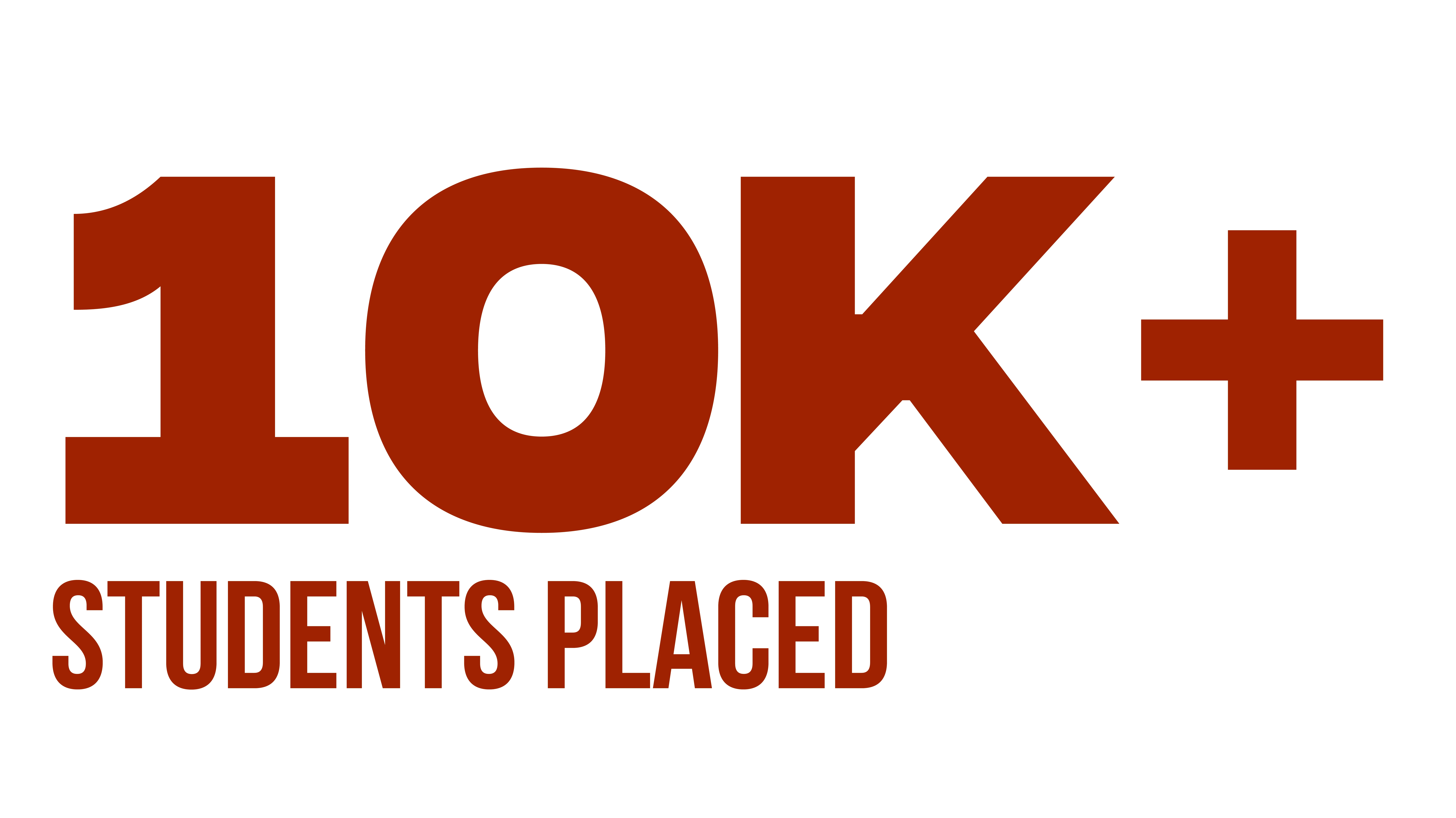 10K+ Students Placed